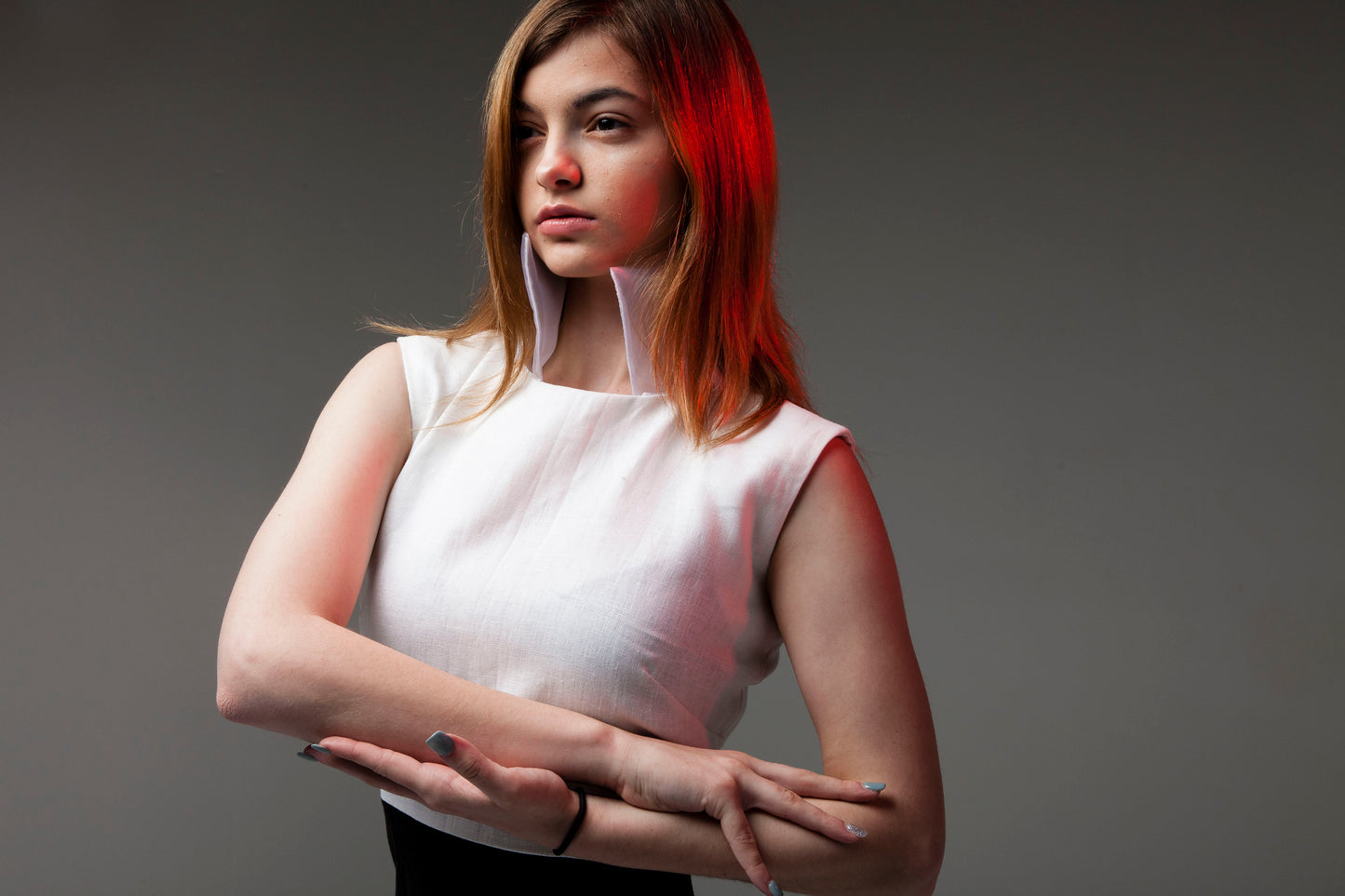 Anastasi Fashion design – The Queen Dress (Front, Top)