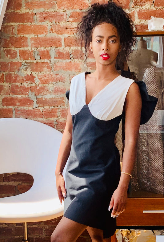 Anastasi Fashion design – Butterfly Dress (Front Stance)