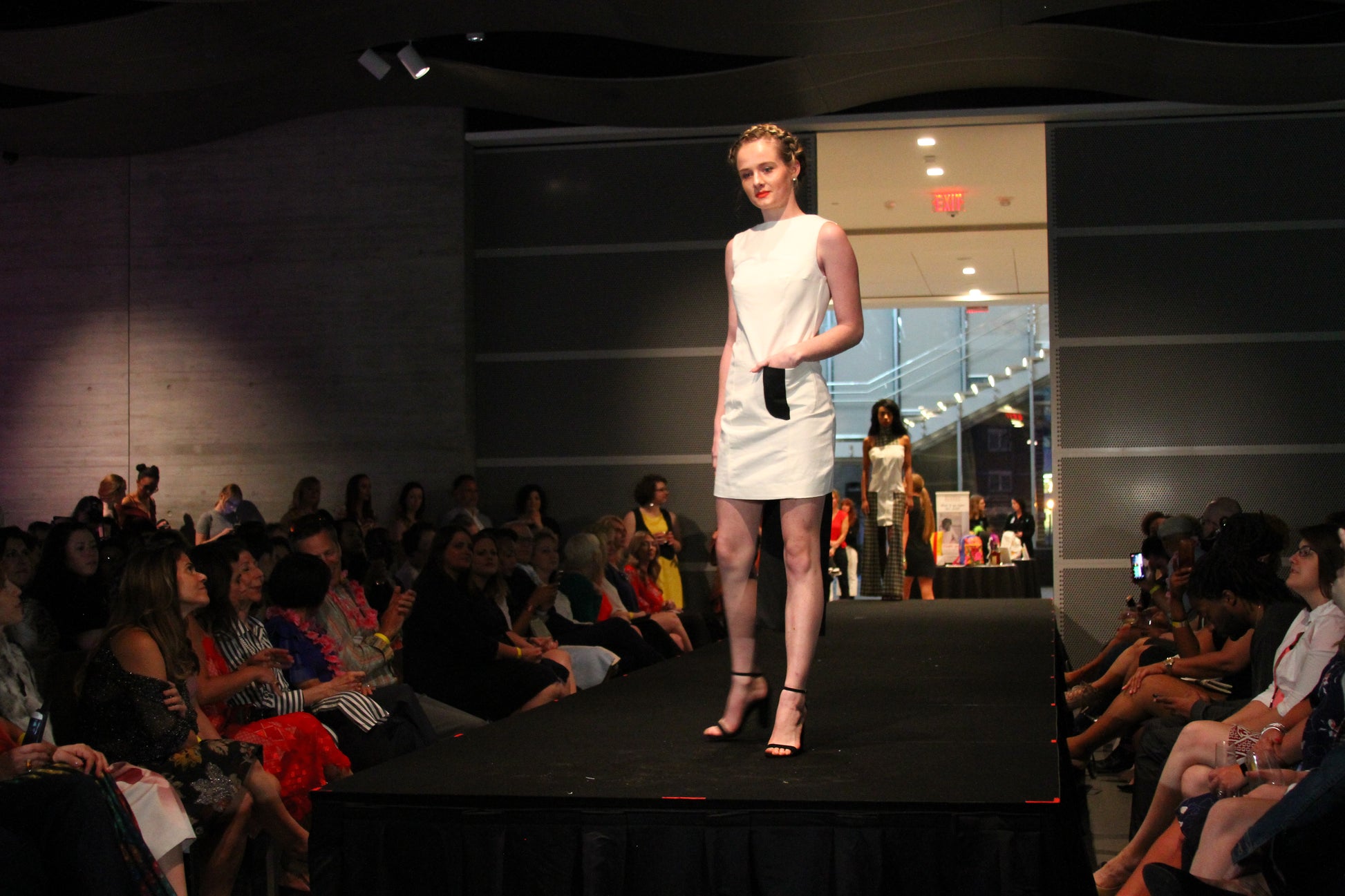 Anastasi Fashion design – Eclipse Dress (Front Stance 2)