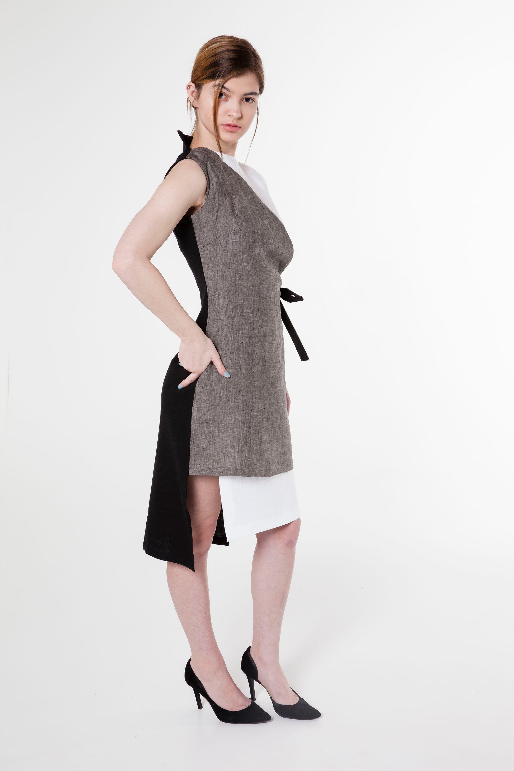 Anastasi Fashion design – It's A Wrap! Wrap Dress (Side Hips)
